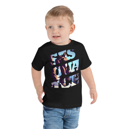 Sasquatch Snowy Anime Toddler Short Sleeve Tee