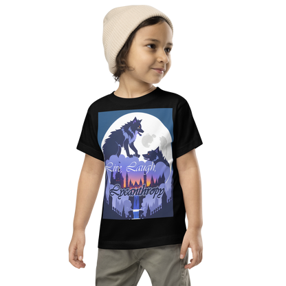 Live, Laugh, Lycanthropy Toddler Short Sleeve Tee