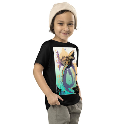 Loch Ness Monster Inkpunk Toddler Short Sleeve Tee