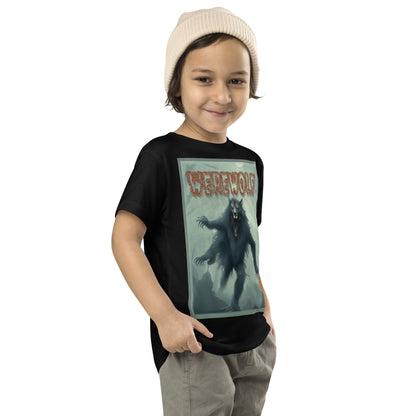 Werewolf Misty Graveyard Toddler Short Sleeve Tee