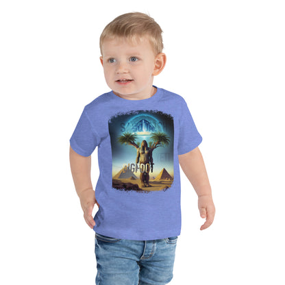 Sasquatch Yeti Bigfoot Pyramid Toddler Short Sleeve Tee