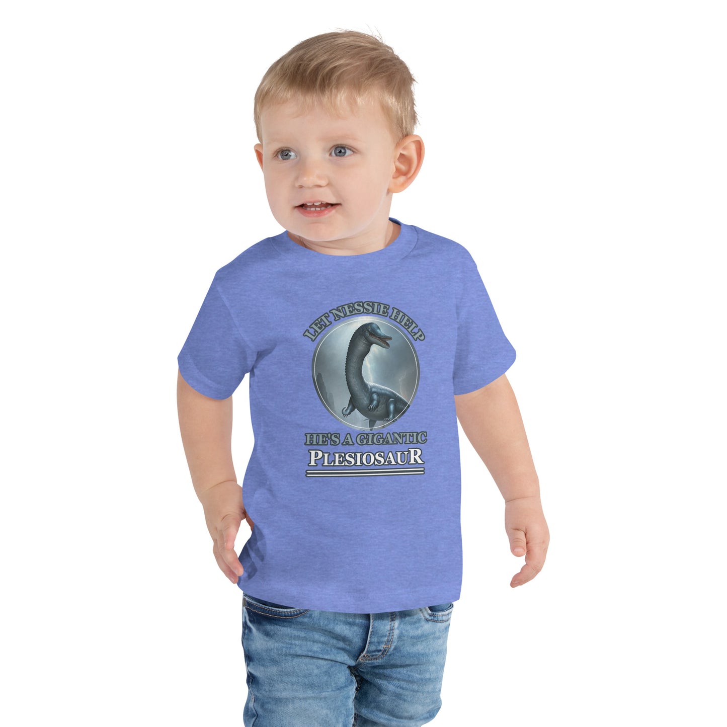 Let Nessie Help Toddler Short Sleeve Tee