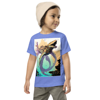 Loch Ness Monster Inkpunk Toddler Short Sleeve Tee