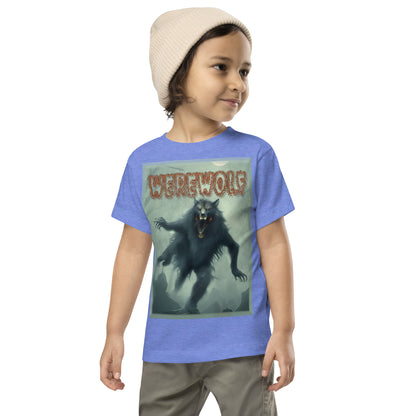 Werewolf Misty Graveyard Toddler Short Sleeve Tee