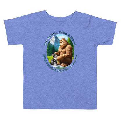 Get Outside, Bring A Friend, Stay Hydrated, Don't Be An Asshole Toddler Short Sleeve Tee