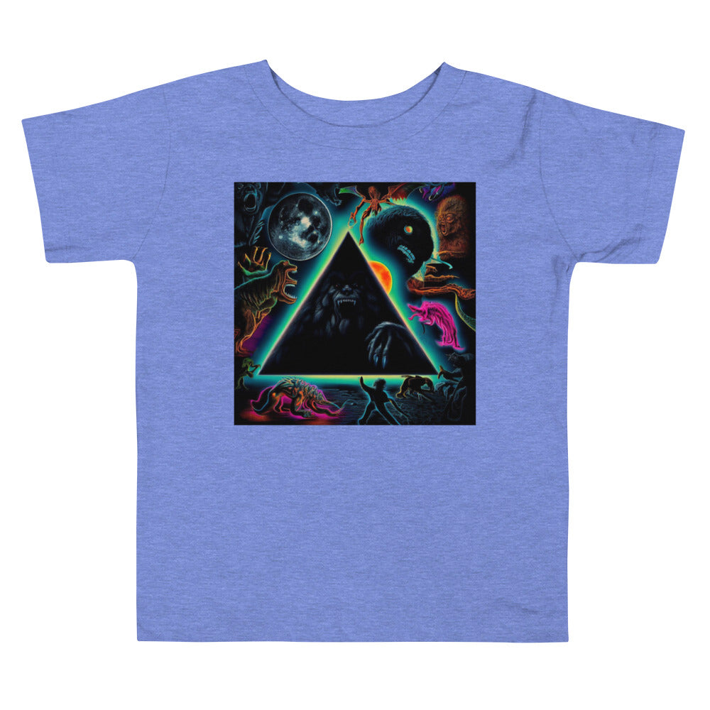 Black Gate Pyramid of Cryptids Toddler Short Sleeve Tee