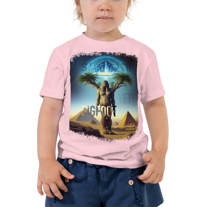 Sasquatch Yeti Bigfoot Pyramid Toddler Short Sleeve Tee