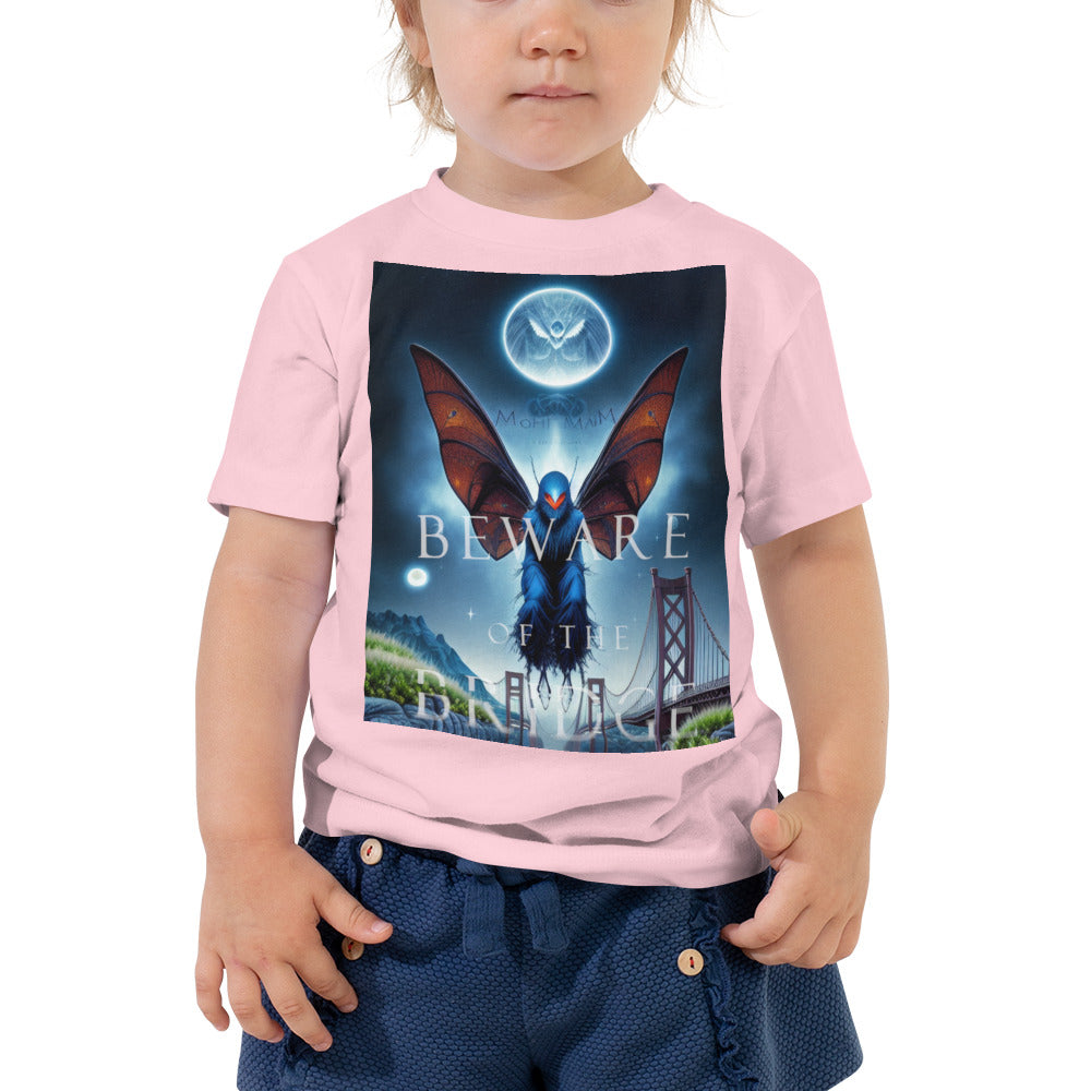 Beware of the Bridge Mothman Encounter Toddler Short Sleeve Tee