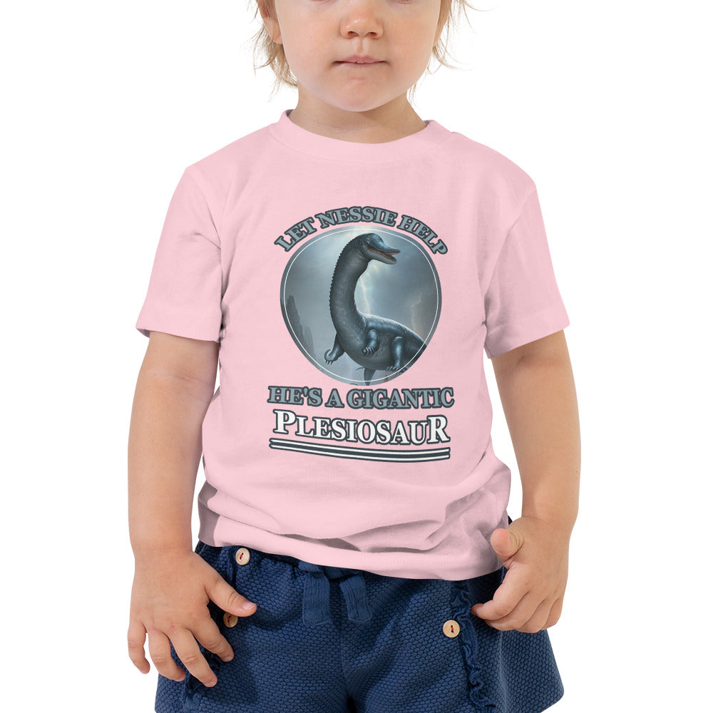 Let Nessie Help Toddler Short Sleeve Tee