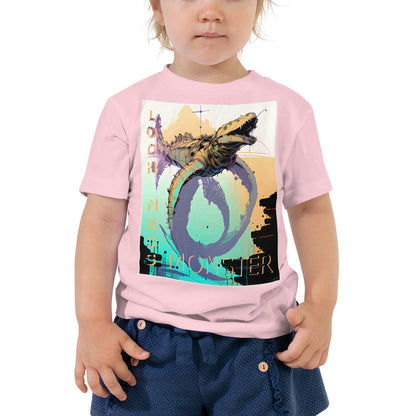 Loch Ness Monster Inkpunk Toddler Short Sleeve Tee