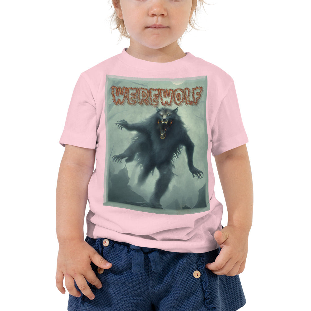 Werewolf Misty Graveyard Toddler Short Sleeve Tee