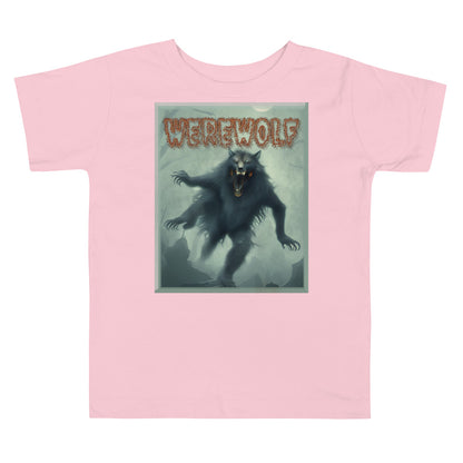 Werewolf Misty Graveyard Toddler Short Sleeve Tee