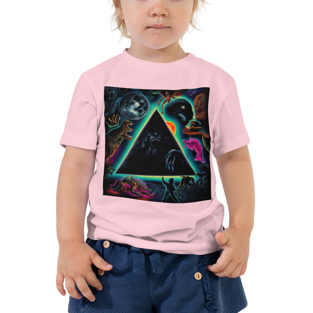 Black Gate Pyramid of Cryptids Toddler Short Sleeve Tee