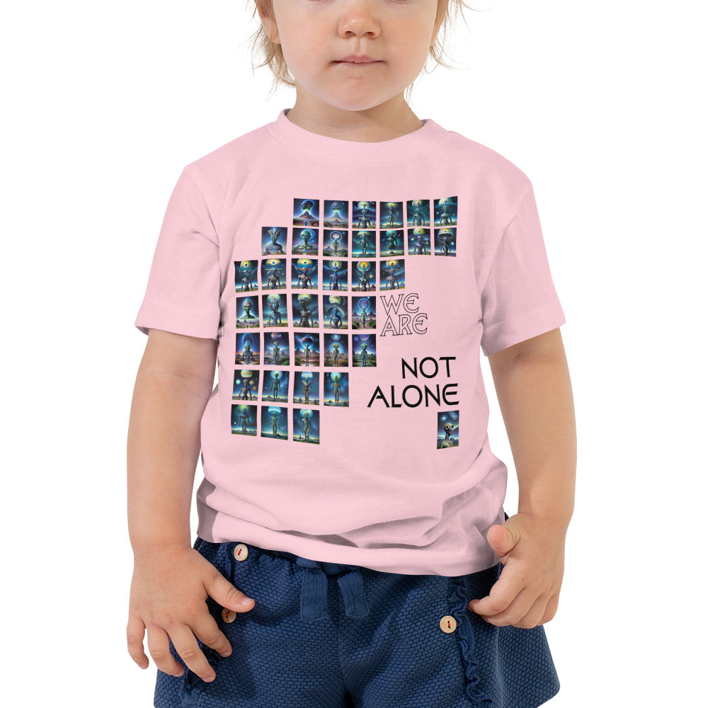 We Are Not Alone Toddler Short Sleeve Tee