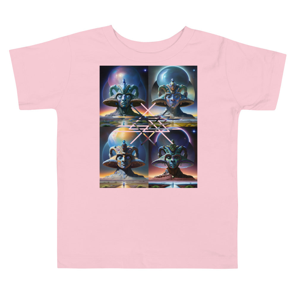 Ancient Extraterrestrial Geometry Toddler Short Sleeve Tee