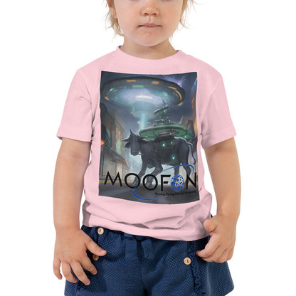 MOOFON - Mooing Flying Object Network Toddler Short Sleeve Tee