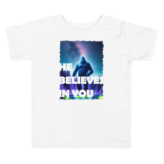 He Believes In You Toddler Short Sleeve Tee