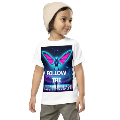 Follow The Mothman Toddler Short Sleeve Tee