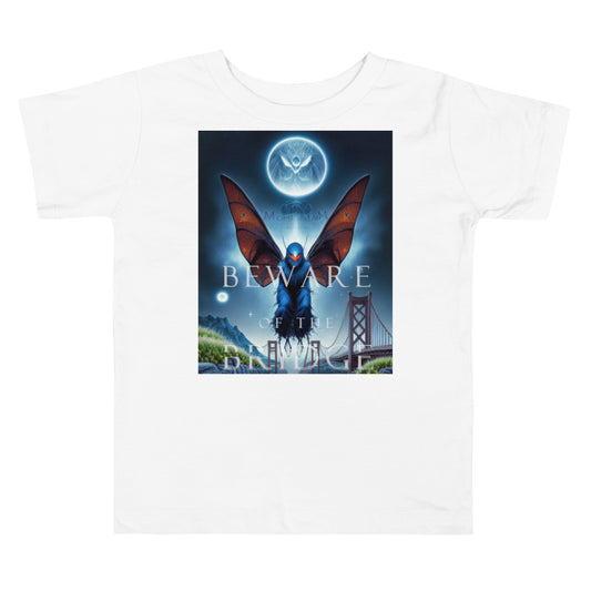 Beware of the Bridge Mothman Encounter Toddler Short Sleeve Tee