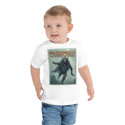 Werewolf Misty Graveyard Toddler Short Sleeve Tee