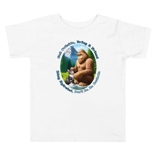 Get Outside, Bring A Friend, Stay Hydrated, Don't Be An Asshole Toddler Short Sleeve Tee