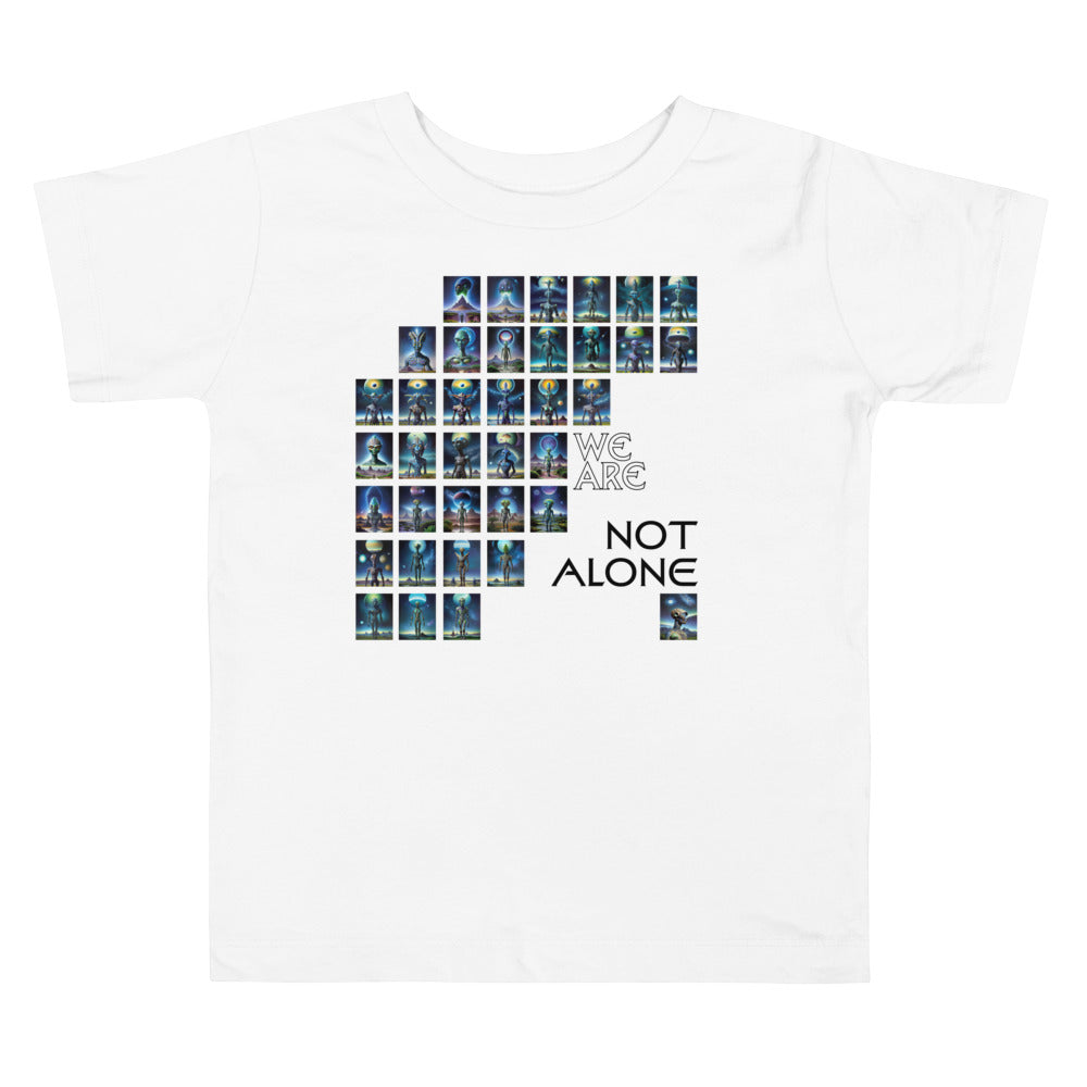 We Are Not Alone Toddler Short Sleeve Tee