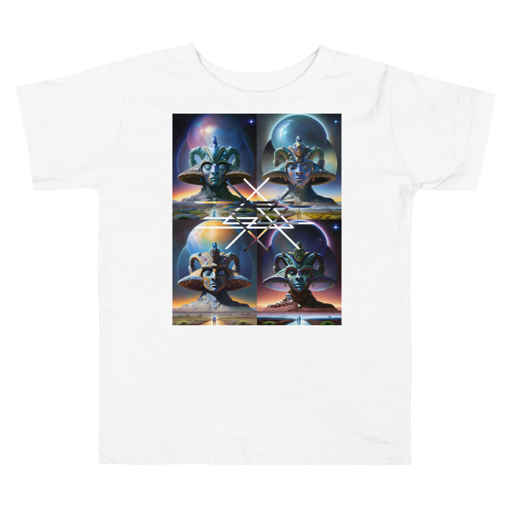 Ancient Extraterrestrial Geometry Toddler Short Sleeve Tee