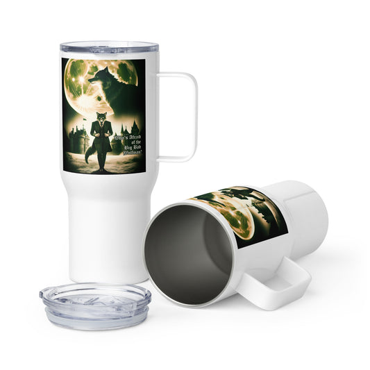 Big Bad Wolfman Travel mug with a handle