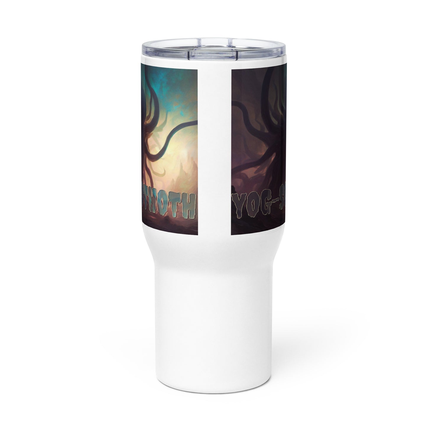 Yog-Sothoth Ancient Eldritch Horror Travel mug with a handle