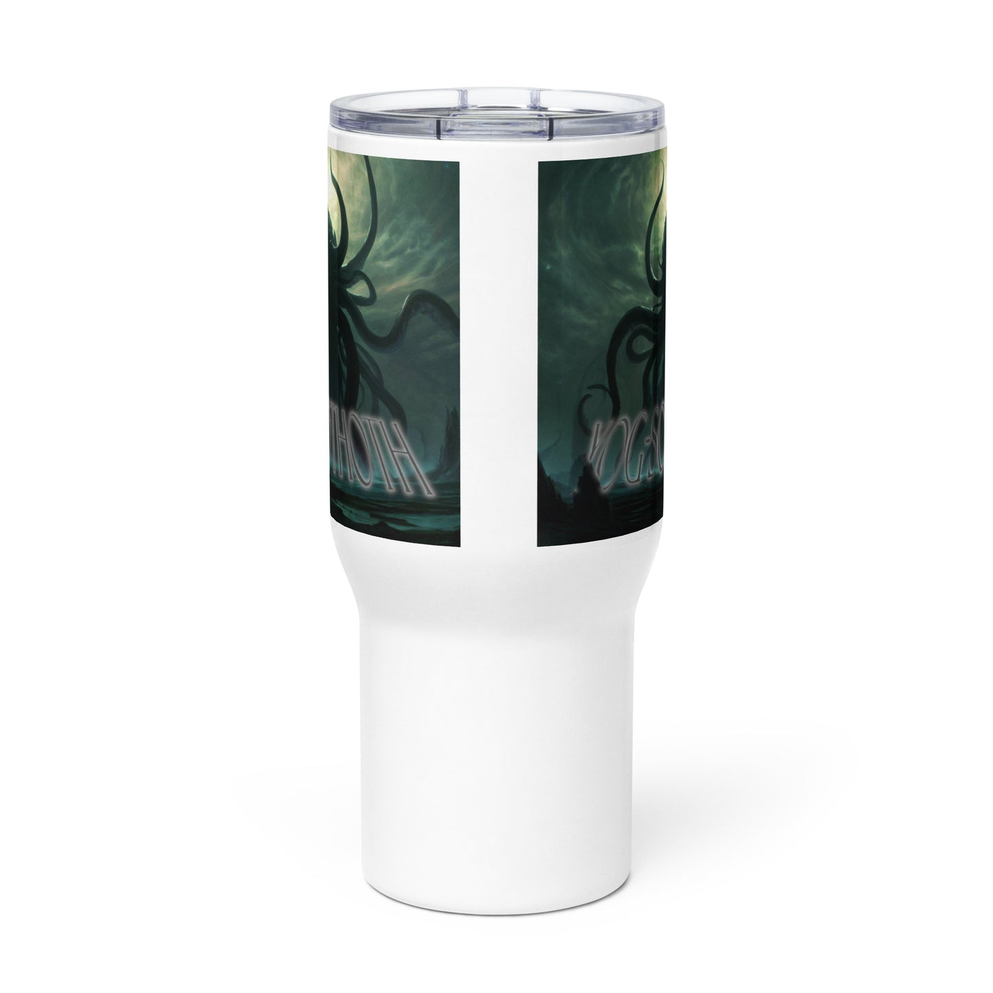 Yog-Sothoth Cosmic Eldritch Horror Travel mug with a handle