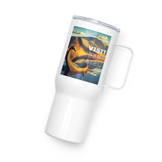 Visit Loch Ness Nessie Travel mug with a handle