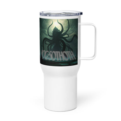 Yog-Sothoth Cosmic Eldritch Horror Travel mug with a handle