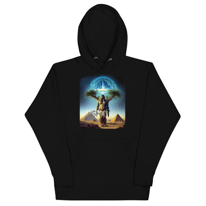 Sasquatch Yeti Bigfoot Pyramid Unisex Hoodie