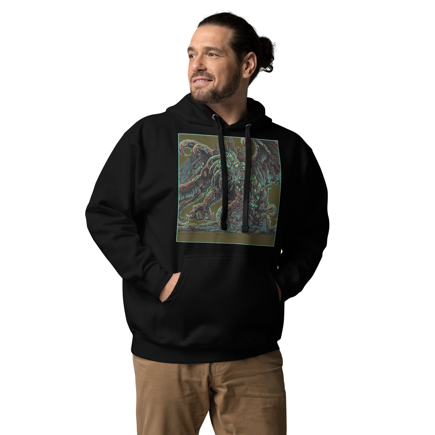 Cthulhu Castle Attack Unisex Hoodie