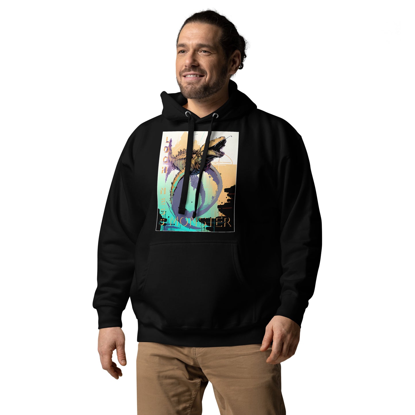 Loch Ness Monster Inkpunk Unisex Hoodie