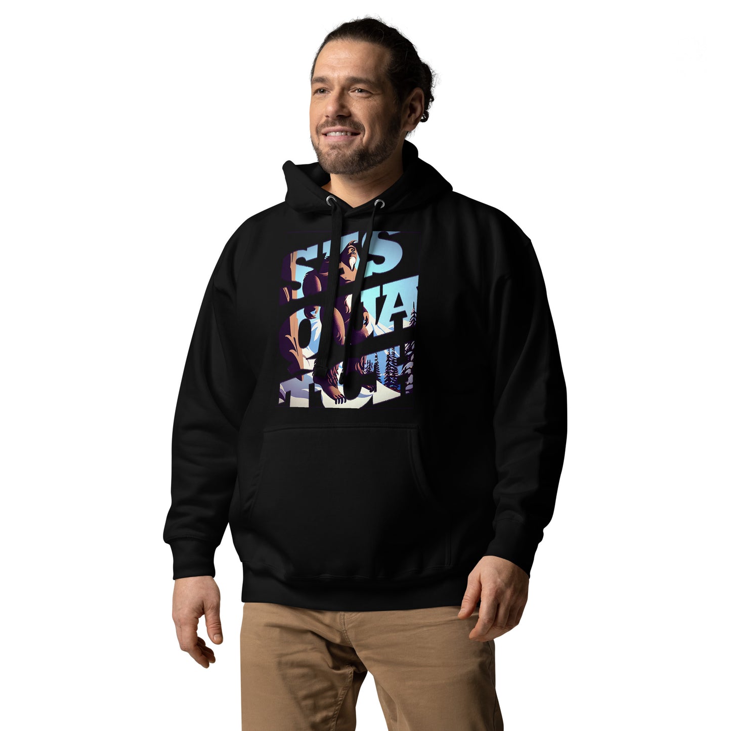 Sasquatch Snowy Anime Unisex Hoodie