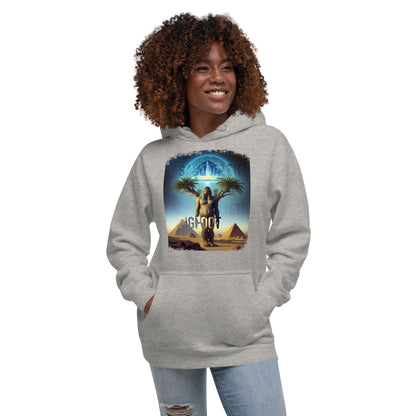 Sasquatch Yeti Bigfoot Pyramid Unisex Hoodie