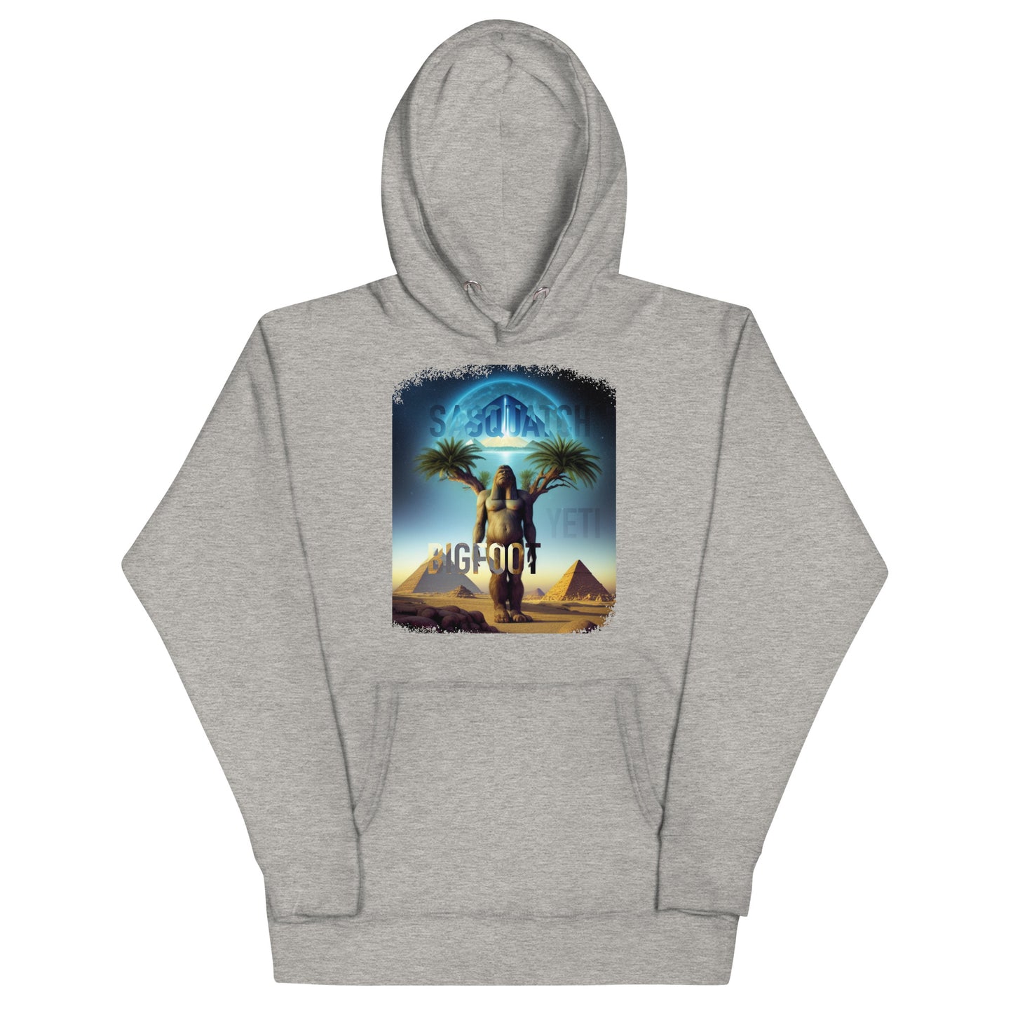 Sasquatch Yeti Bigfoot Pyramid Unisex Hoodie