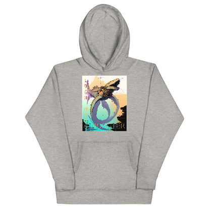 Loch Ness Monster Inkpunk Unisex Hoodie