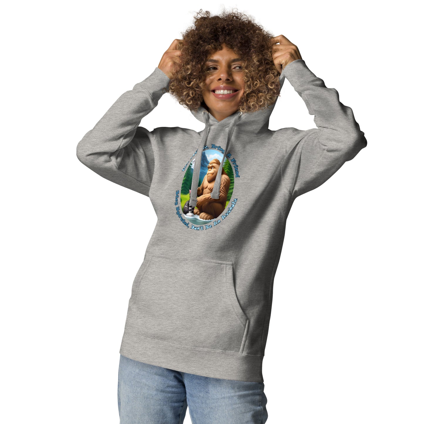 Get Outside, Bring A Friend, Stay Hydrated, Don't Be An Asshole Unisex Hoodie