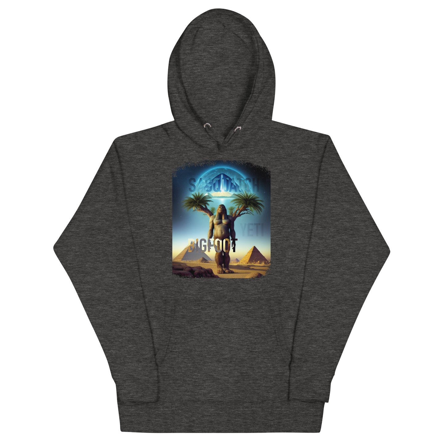 Sasquatch Yeti Bigfoot Pyramid Unisex Hoodie