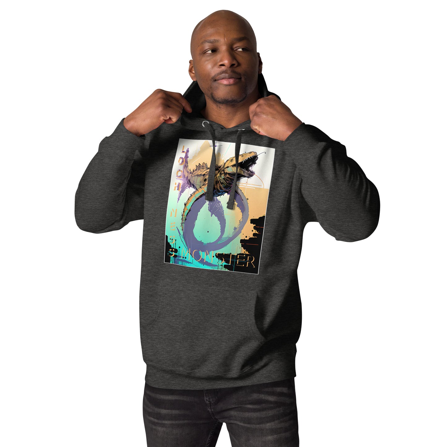 Loch Ness Monster Inkpunk Unisex Hoodie