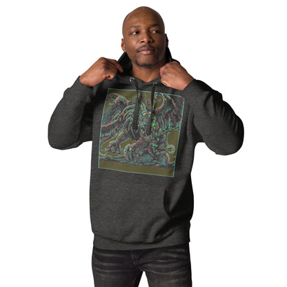 Cthulhu Castle Attack Unisex Hoodie