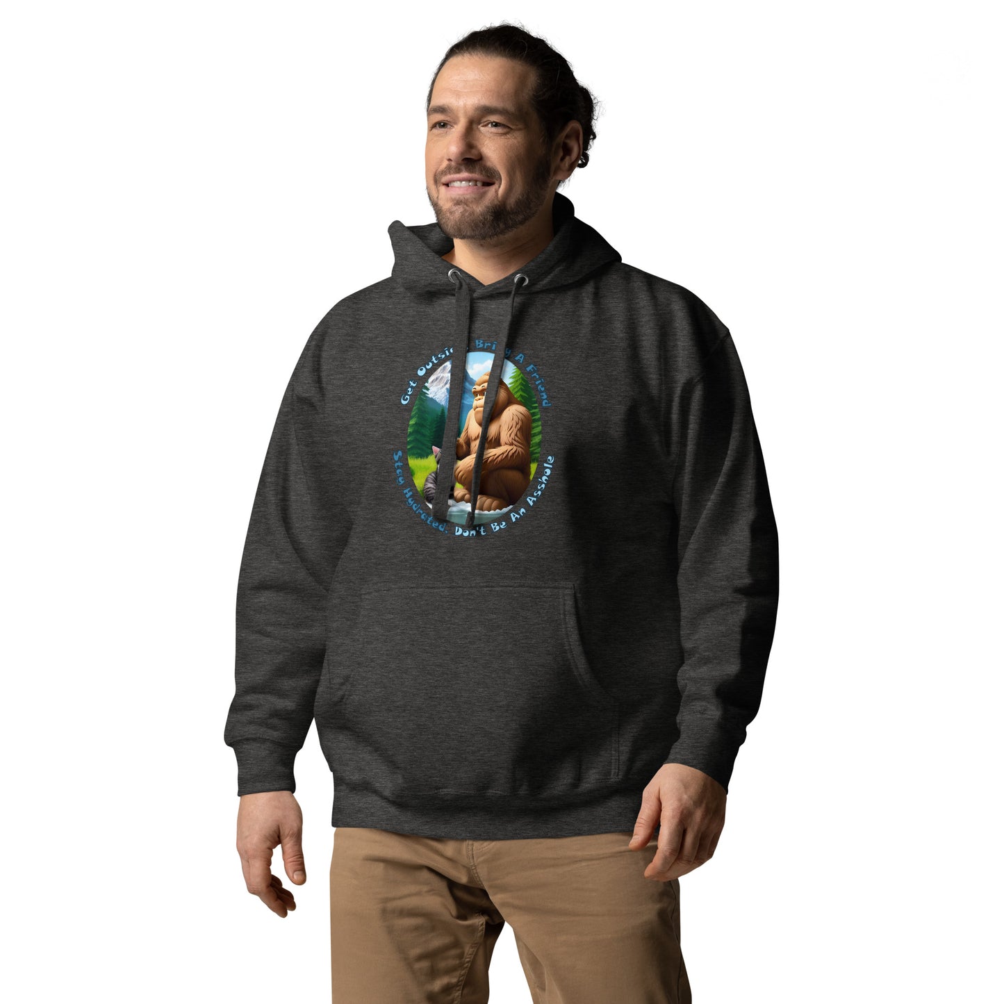 Get Outside, Bring A Friend, Stay Hydrated, Don't Be An Asshole Unisex Hoodie