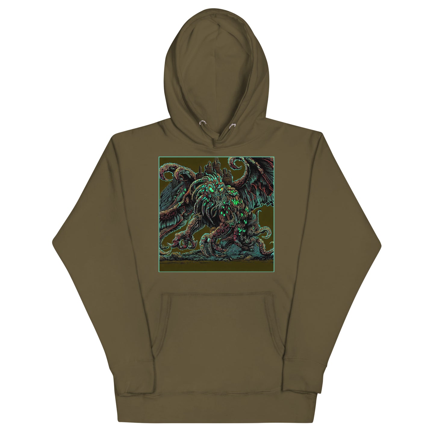 Cthulhu Castle Attack Unisex Hoodie