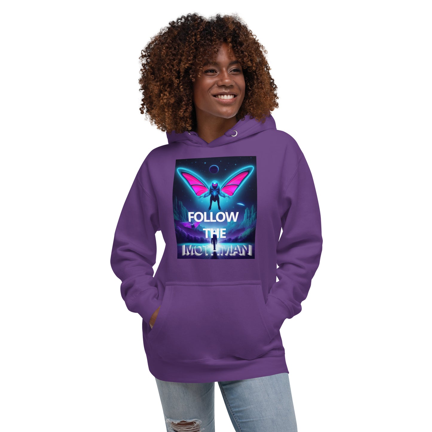 Follow The Mothman Unisex Hoodie