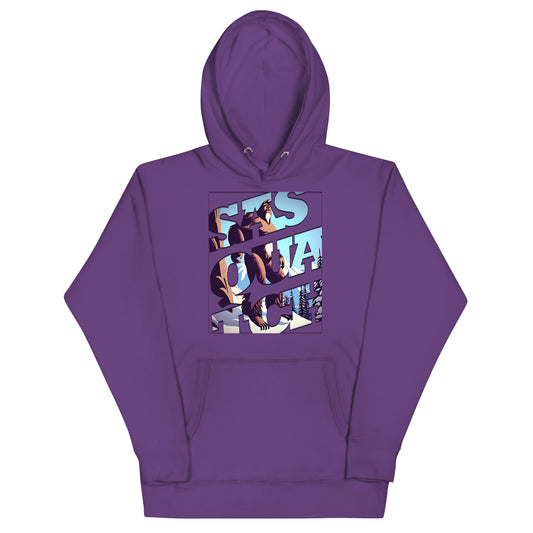 Sasquatch Snowy Anime Unisex Hoodie