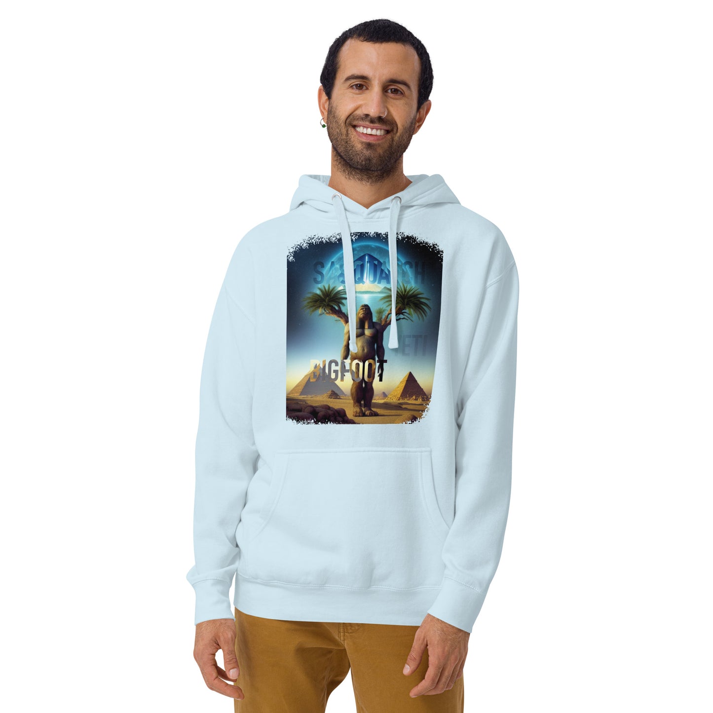 Sasquatch Yeti Bigfoot Pyramid Unisex Hoodie