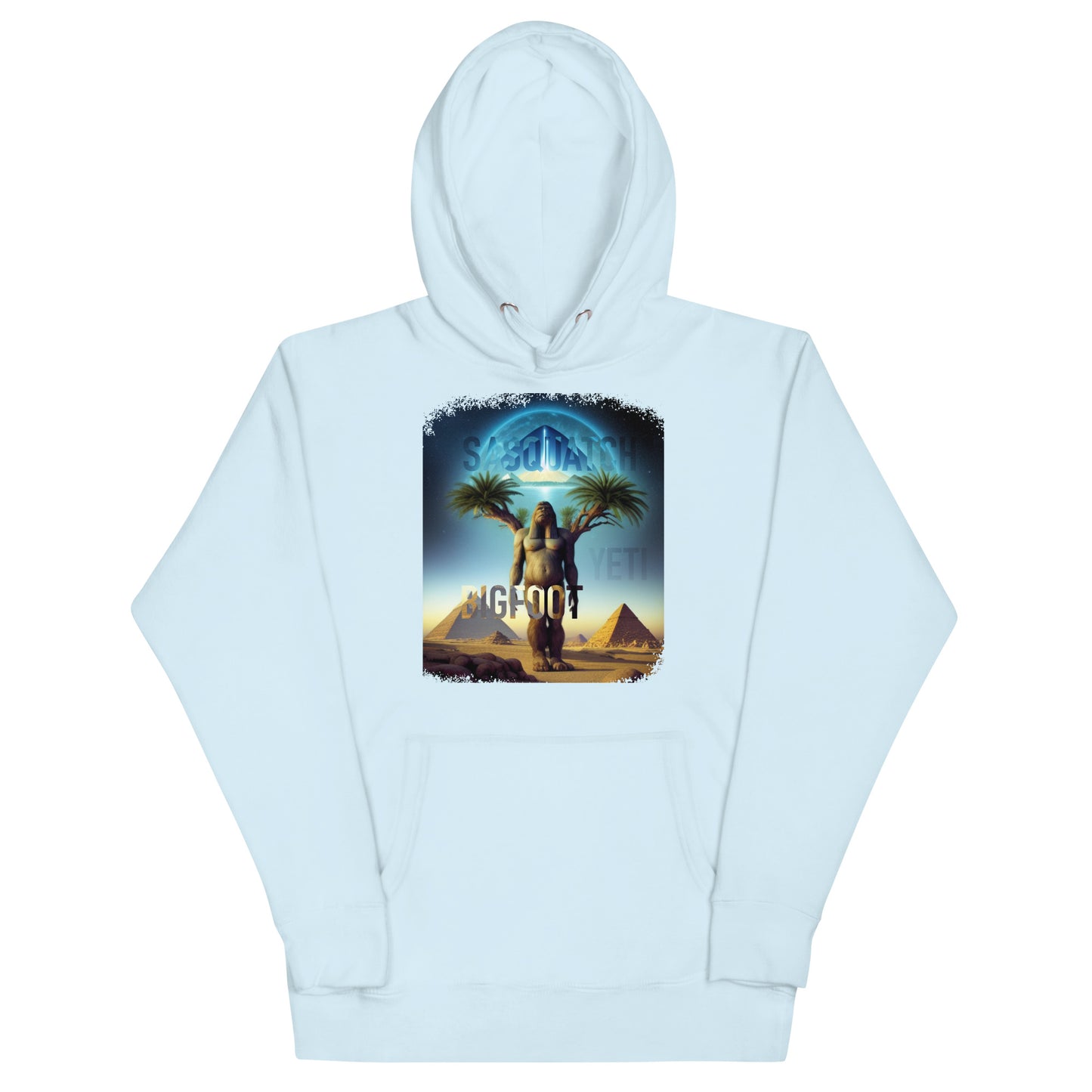 Sasquatch Yeti Bigfoot Pyramid Unisex Hoodie