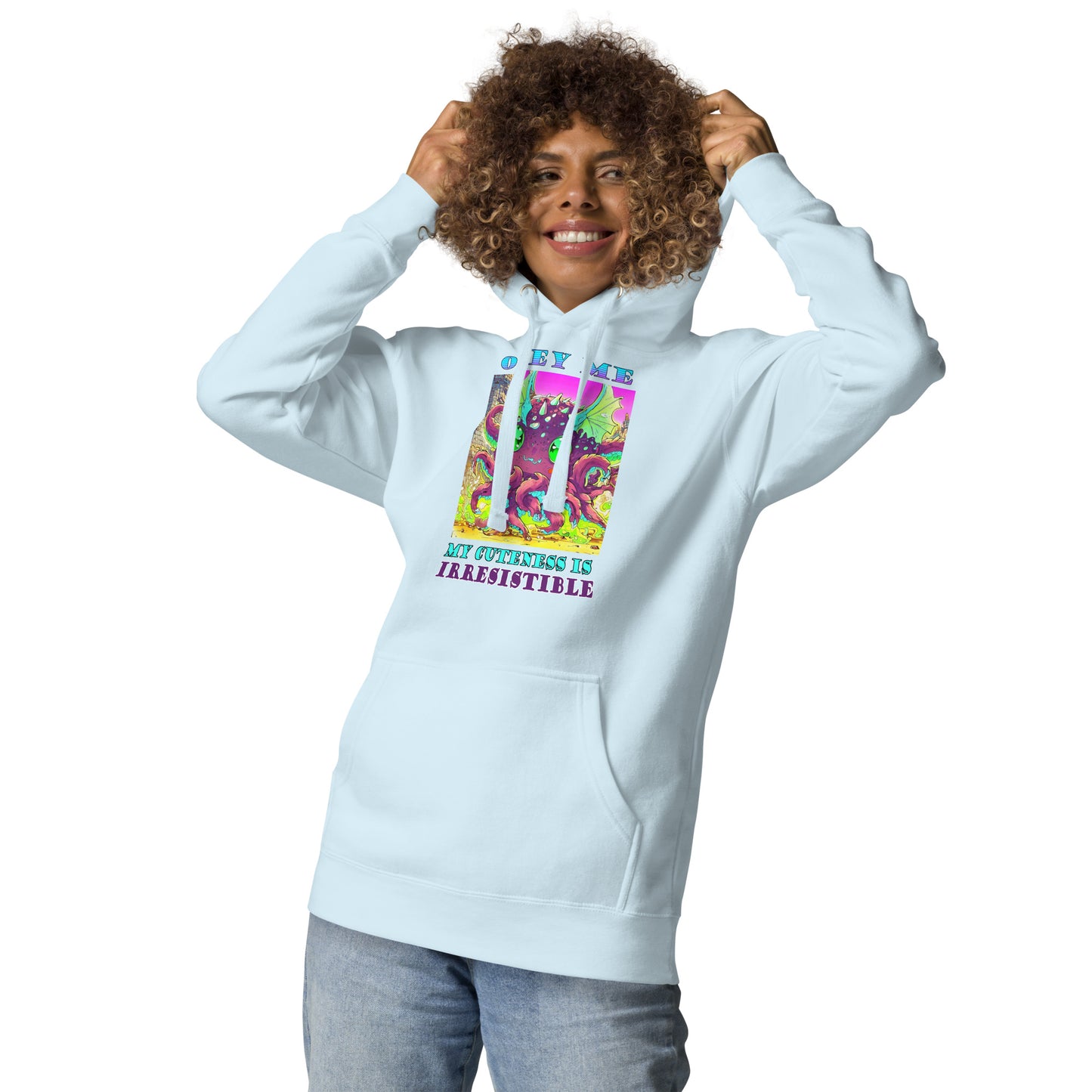 Obey Me, My Cuteness is Irresistible Unisex Hoodie